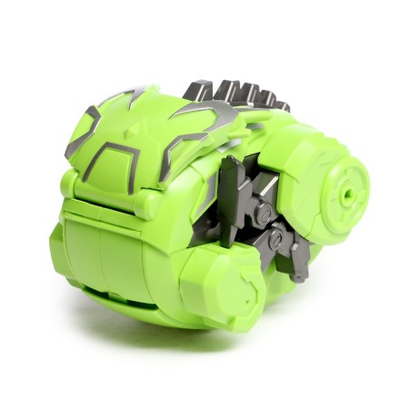 Hasmosavr robot-dinosaurus, transforms into an egg, green color-4