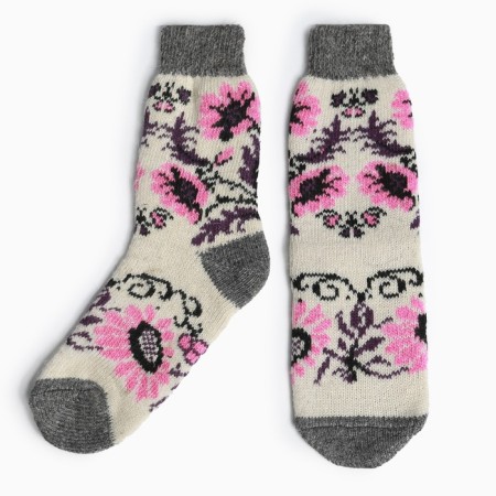 Women's socks, white color, size 23