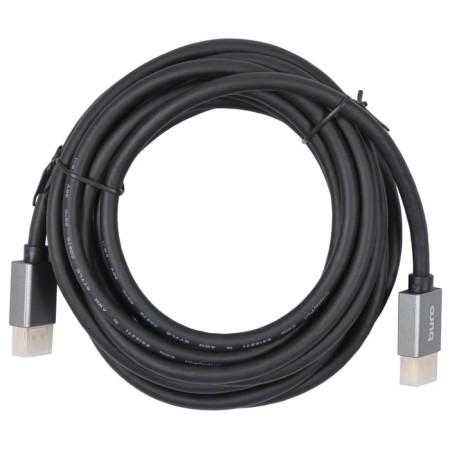 Buro DisplayPort (M)/DisplayPort (M) 5m audio cable. gilding. Black (BHP-DPP-1 107481-3