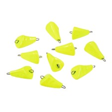 Cargo bullet-excentric painted pissy Yaman 10 pcs., 14 g, yellow