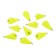 Cargo bullet-excentric painted pissy Yaman 10 pcs., 14 g, yellow