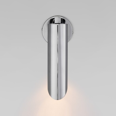 Wall lamp EUROSVET WING 40037/1, E14, 1x60W, 90x80x210 mm, chromium color-1