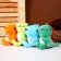 Soft toy "Dino", on a key fob, 10 cm, MIX color