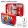 Penal frame, 1 section, 140x210x40 mm, folding pocket, fabric, cars