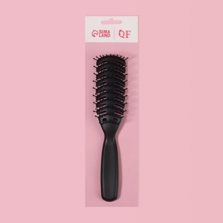 Combing, ventilated, 4.5 × 21 cm, black color-4