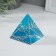 Souvenir glass pyramid "Do not replace a person" 6x6x6 cm