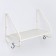 Wall -mounted shelf "Barcelona 11", 45 × 24.5 × 30 cm, white color