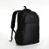 School backpack from textiles with a zipper, 4 pockets, black color