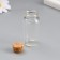 Decor for creativity Glass "A bottle with a cork" set of 3 pcs 25 ml 6x3x3 cm