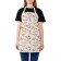 Apron kitchen with a photo print "Red Fox", adjustable, size OS