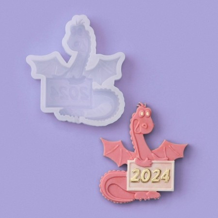 Silicone Mold for Cloud Budders and Chocolate "Dragon 2024"