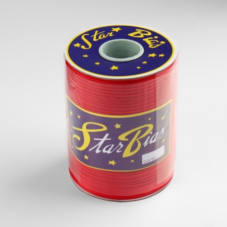 Oblique bike, satin, 15 mm × 132 ± 1 m, red color No. 9129-2