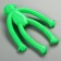 A toy for dogs "Monkey" with a squeak, 19.5 cm, silicone, green