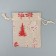 Bag gift canvas "Forest and sun", canvas, 10 x 12 cm +/- 1.5 cm, New Year