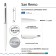 Automatic ball handle, 1.0 mm, BrunovisConti San Remo, blue rod, metal case Soft Touch, in case