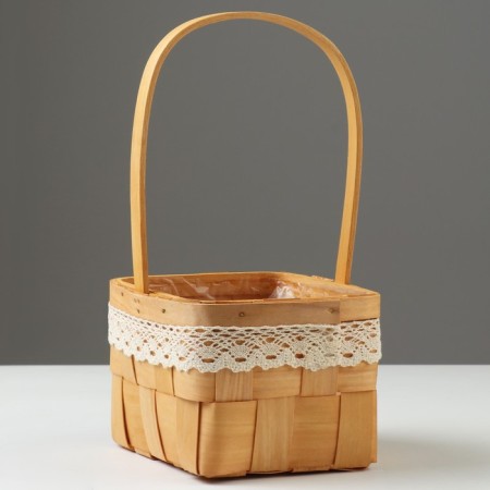 Playfish basket, 16 x 13 x 11/28 cm, sequoia