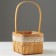 Playfish basket, 16 x 13 x 11/28 cm, sequoia