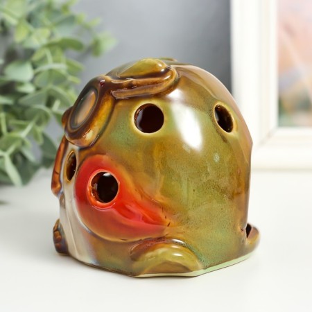 Ceramics candlestick for 1 candle "Oblushka" mix 10x9.5x10.5 cm-4