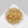 Royal Flower Brooch, Pink-Rasual Flood in matte gold