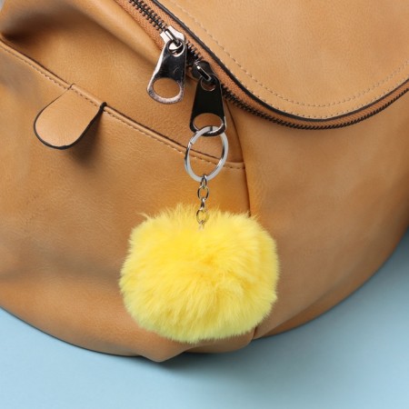 Fluffy on the ring "Chicken. Are you the sun too?" D = 8 cm 15x15 cm-3