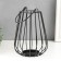 Summary Metal for 1 candle "Loft. Vazon" black 22x15x15 cm
