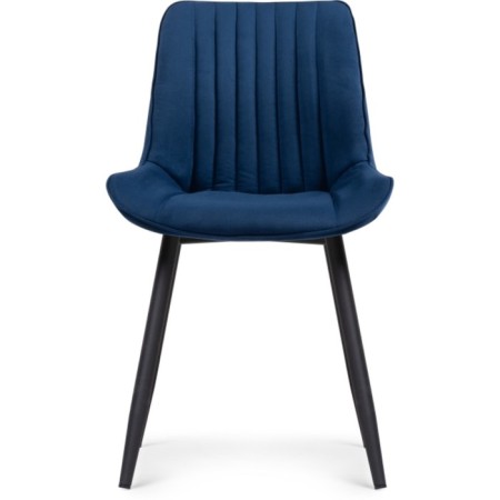 Stew Metal Seda Metal/Velur, Black/Blue 50x56x82 cm-1