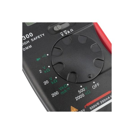 MASTECH M300 multimeter, diode test, "call" mode, indication of overload, polarity-5