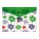 Folder-convert on the button, A4, 180 microns, "Flowers", mix