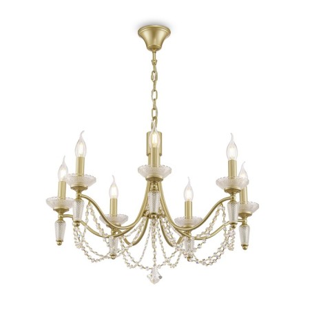 Freya FR2009PL-07G Zoe, 700x700x1620 mm, E14, 7x40W, Gold color-2
