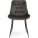 Chair on the Grass -Karkas Goyar Metal/velor, Black/Graphite 51x61x82 cm