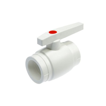 Valfex Optima crane, polypropylene, with a steel core ball, d = 63 mm