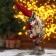 Santa Claus "in a red sheepskin coat with a flashlight" 30 cm