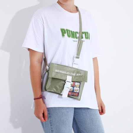 Youth bag on the valve, green color-2