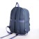 Youth backpack of artificial leather with lightning, 4 pockets, blue color