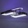 Causteen with PDD "Tilda" 2xLED 88W 3000-6000K RGB black gold 60x35x16cm