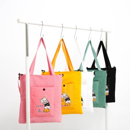 Шопер на молнии, цвет белый-5