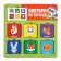 The puzzle is wooden. Repeat on the model "cute beasts", developing games for children