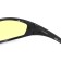 Charger glasses black with yellow lenses Antifog Ansi Z87+
