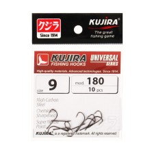 Hooks Kujira Universal 180, BN color, No. 9, 10 pcs.