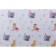 Curtain for the bathroom "kittens", 180 x 180 cm