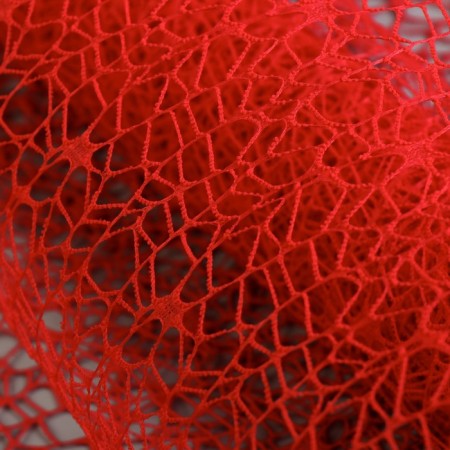 Crooster flowers grid, red, 0.5 x 4.5 m-2
