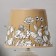 Board Lamp "Romance" E14 15W brown 31x20x20cm Risalux