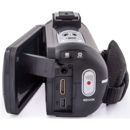 Rekam DVC-560 Black IS EL 3 "2.7K SDHC Flash/Flash-1