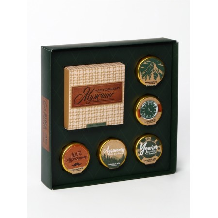 Gift set "February 23 - a real man": cream -make -up, tea-5