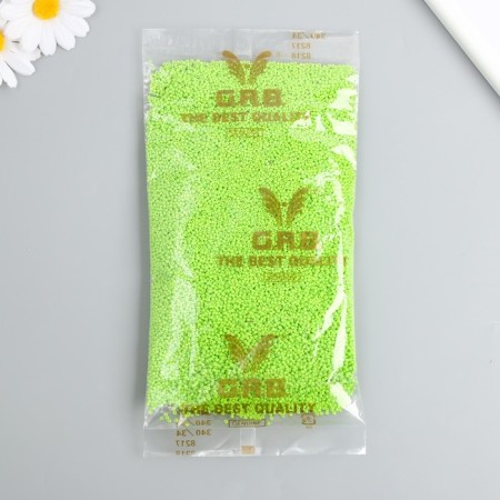 Glass bead 12/0 "lime" smooth No. 679 450 gr-3