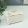 Musical mechanical musical "White chest of drawers with a golden pattern" 15.5x10.7x8.5 cm