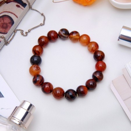Bracelet Shar No. 10 “Agat Brown”-4