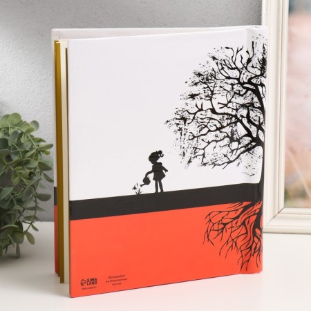 Photo album magnetic 20 sheets "Children and wood" 29x24x2 cm-1