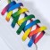 Shoes for shoes, steam, flat, 8 mm, 90 cm, rainbow color