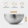 Salette bowl sphere, 3.4 l, d = 24 cm, stainless steel, silver